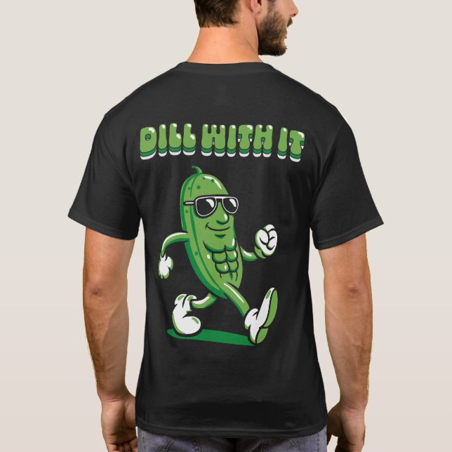 Camiseta Encaixe Com Ele Pickle Frente e Traseira (Verso)