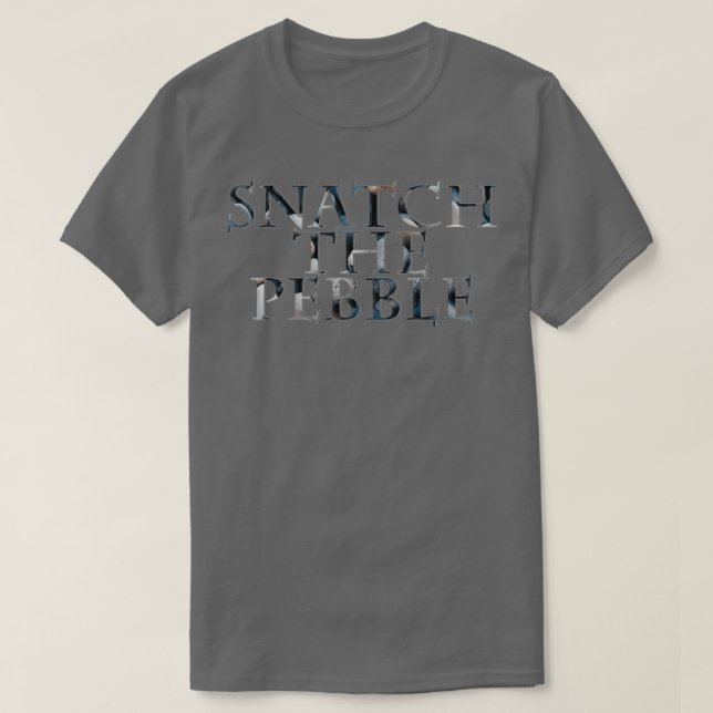 Camiseta Encaixe o Pebble (Frente do Design)