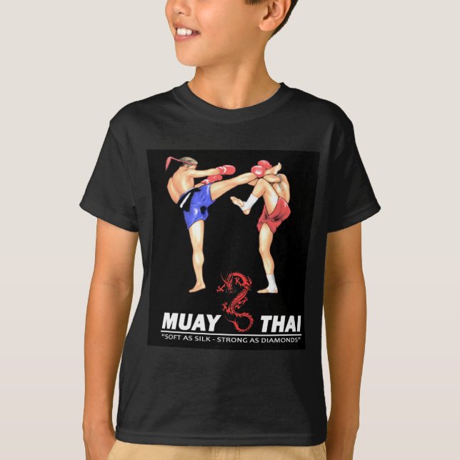 Camiseta encaixotamento muay-tailandês (Frente)