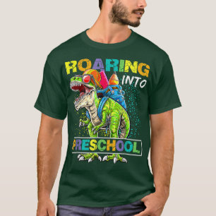 Camiseta Encaminhando Para O Dinossauro Pré-Escolar T Rex D