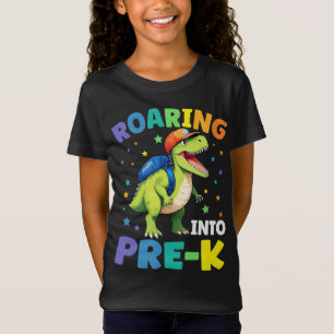 Camiseta Encaminhando Para O Dinossauro Pré-K T Rex De Volt
