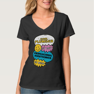 Camiseta Encanador Legal Durante o Dia Pensador Excessivo P