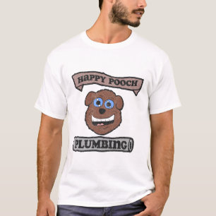 Camiseta Encanamento Cachorro Feliz Vintage