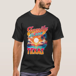 Camiseta Encantada de praia Feliz Viagem à Família de Féria