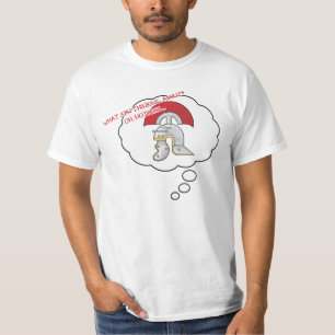 Camiseta Encantado capacete de história do Império Romano D