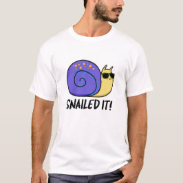 Camiseta Encantado Engraçado Caracol Pun