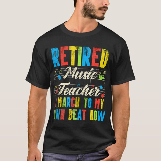 Camiseta Encantado Professor de Música Reformado (Frente)