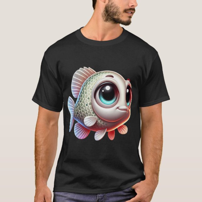 Camiseta Encantador Crappie Branco (Frente)