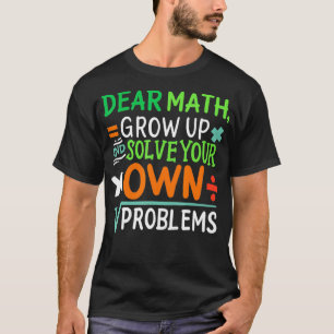 Camiseta Encantador de Matemática Engraçado Dotando Estudan