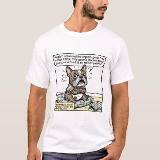 Camiseta Encantador de Orelhas de Morcego: Cachorro Francês