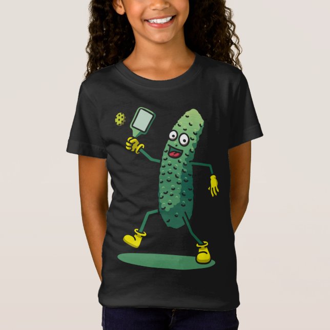 Camiseta Encantador Encantador De Jogador De Pickleball Eng (Frente)