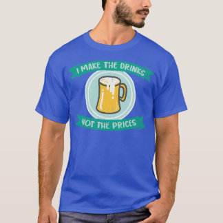 Camiseta Encantador Engraçado Bartender - Presente