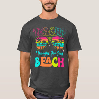 Camiseta Encantador Engraçado Ensinado De Férias De Verão Q