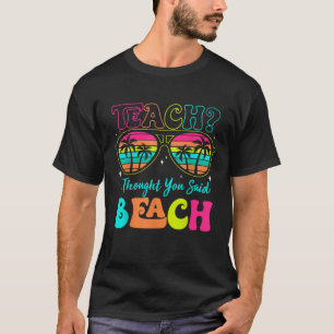 Camiseta Encantador Engraçado Ensinado De Férias De Verão Q