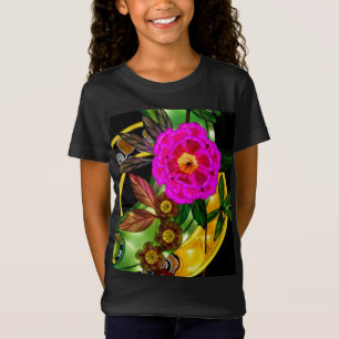 Camiseta Encantador Magenta & Dourado