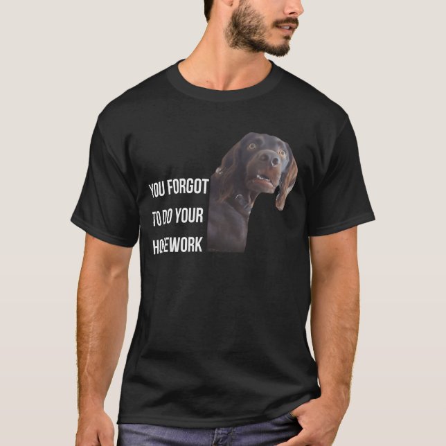 Camiseta Encantador Negro Negro Gordon Memória Você Esquece (Frente)
