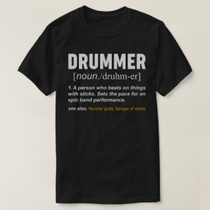 Camiseta Encantadora Encantada Definição Musical Banda Drum
