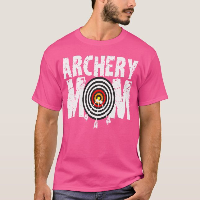 Camiseta Encantadora Engraçada Mãe Archery Arco Hunter (Frente)