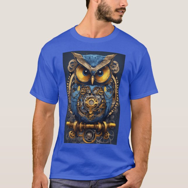 Camiseta "Encantadora Impressão de Coruja-Camisa - Lança se (Frente)