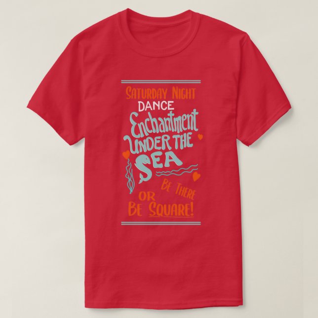 Camiseta Encantamento Sob O Mar (Frente do Design)