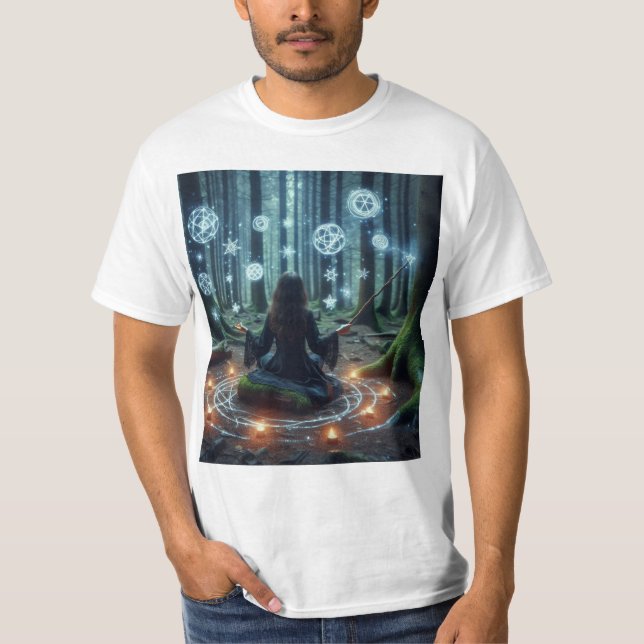 Camiseta Encantamientos de Luz: Magia Blanca (Frente)