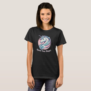 Camiseta Encantando a magia do Unicorn