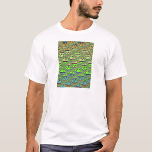Camiseta Encantando Jardim Eclético Verificado Beleza Flora