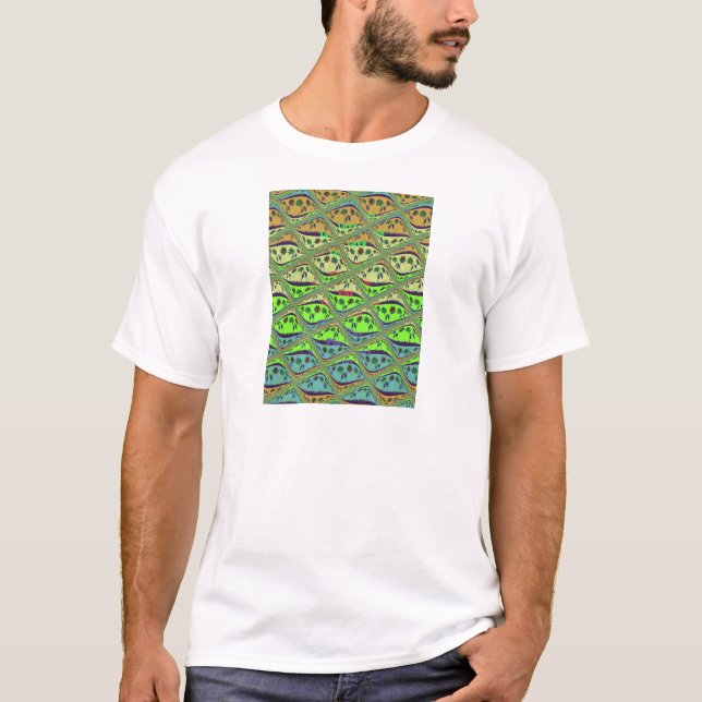 Camiseta Encantando Jardim Eclético Verificado Beleza Flora (Frente)