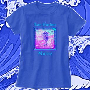 Camiseta Encantando o Bar Harbour Maine Vacation Seacavalo