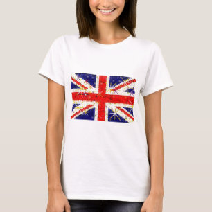 Camiseta Encanto BRITÂNICO do glitz da bandeira