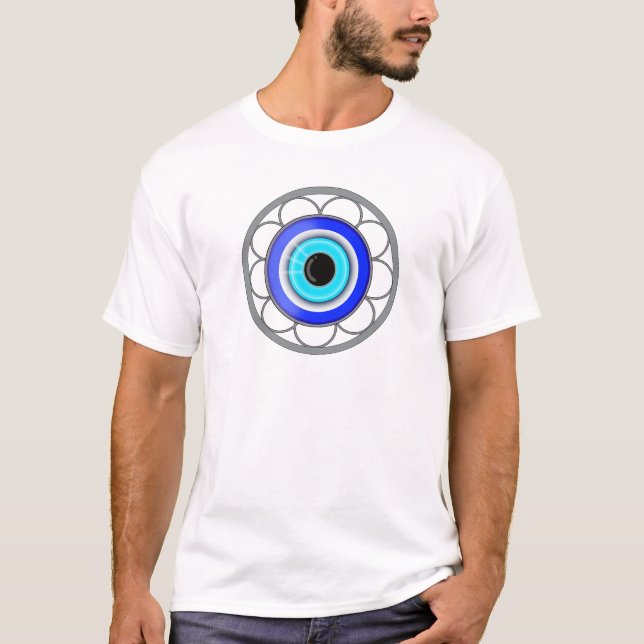 Camiseta Encanto de boa sorte turco de olho mau - (Frente)