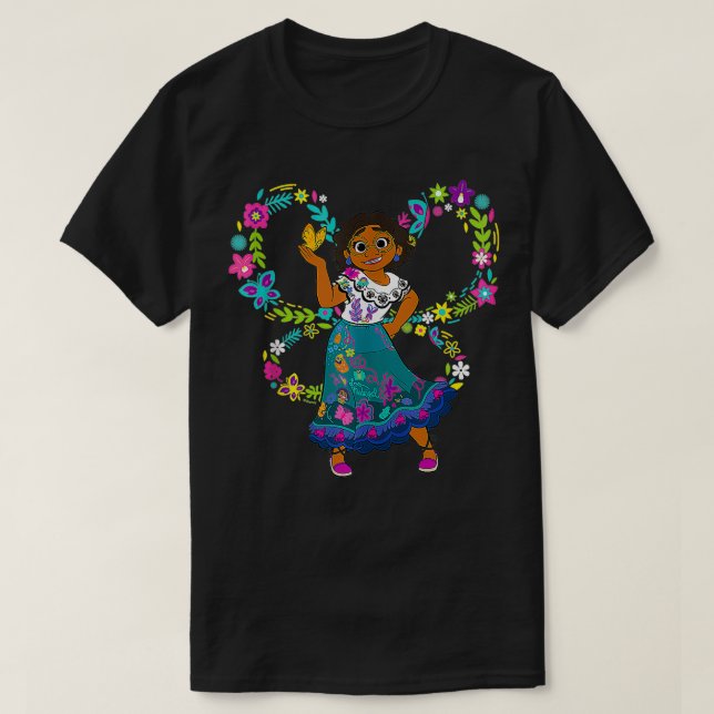Camiseta Encanto Mirabel Butterfly Wings (Frente do Design)