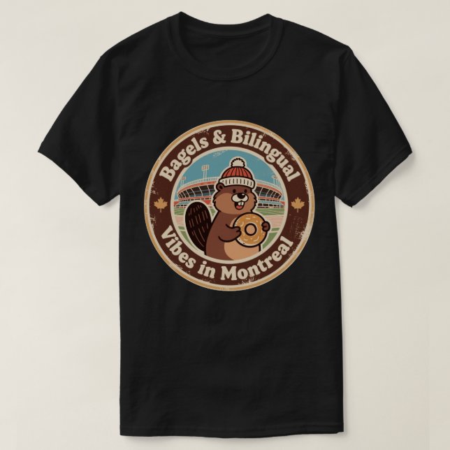 Camiseta Encantos Canadenses Excêntricos de Montreal (Frente do Design)