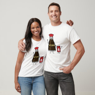Camiseta Encapsulamento de frascos de Soy Molce com criança