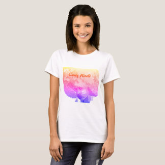 Camiseta encaracolado do mundo