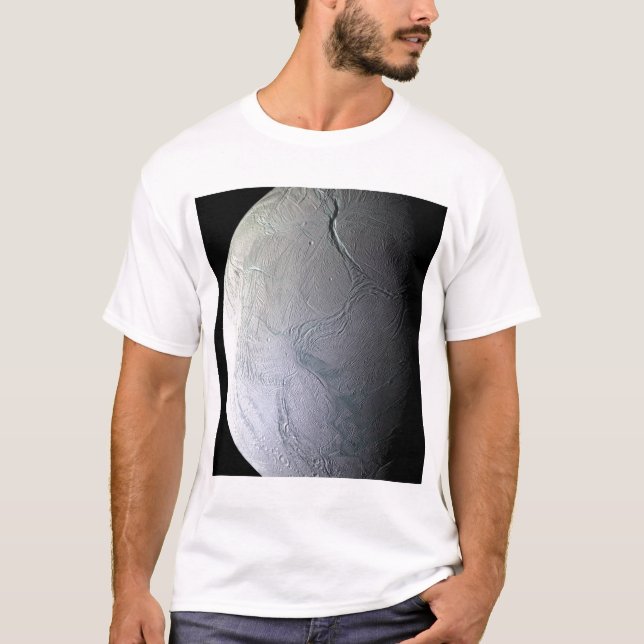 Camiseta Enceladus, lua de Saturno (Frente)