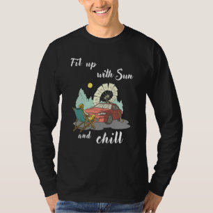 Camiseta Encha Com O Sol E Acalme-Se. Torne o mundo melhor