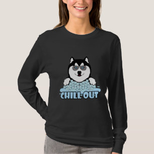 Camiseta Encham o Siberian Husky