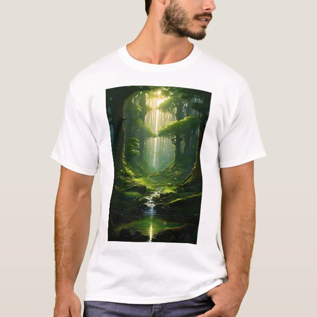 Camiseta Enchanted Forest Pathway (Frente)