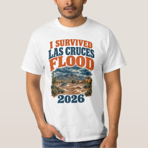 Camiseta Enchente de Las Cruces 2026 - Sobrevivi ao Deserto