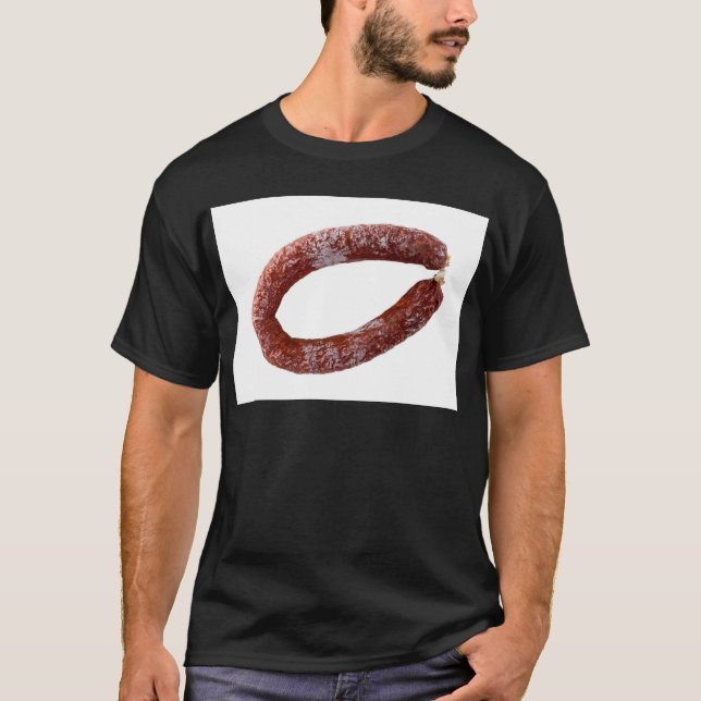 Camiseta Enchimento Chorizo isolado como Corte (Frente)