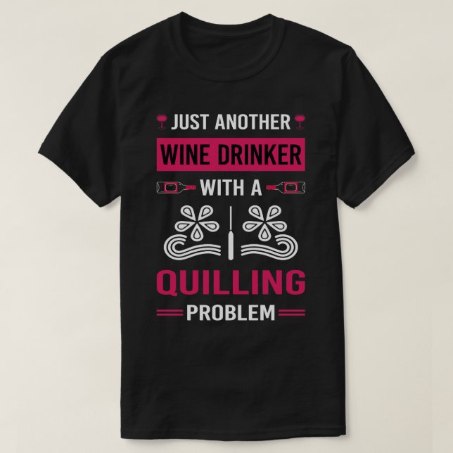 Camiseta Enchimento De Bebidas De Vinho (Frente do Design)