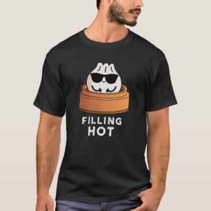Camiseta Enchimento de Lixo Quente Engraçado Pun Dark BG
