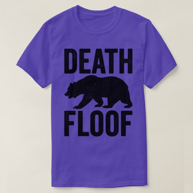 Camiseta Enchimento de Morte de Urso Engraçado (Frente do Design)