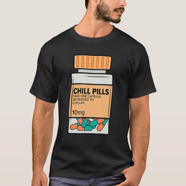 Camiseta Enchimento Pílula Medicina Relaxe Enfermagem Medic (Frente)