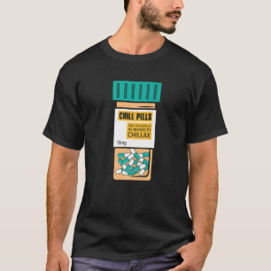 Camiseta Enchimento Pílula Medicina Relaxe Enfermagem Medic