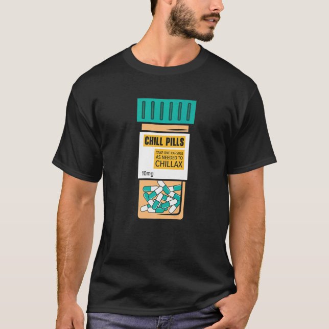 Camiseta Enchimento Pílula Medicina Relaxe Enfermagem Medic (Frente)