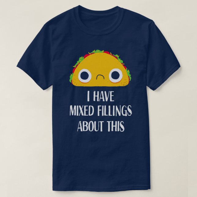Camiseta Enchimentos Mistos de Taco (Frente do Design)