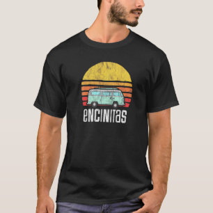 Camiseta Encinitas Ca Hippie Van Beach Bum Surfer