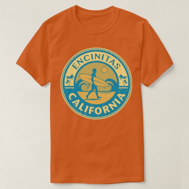 Camiseta Encinitas California (Frente do Design)